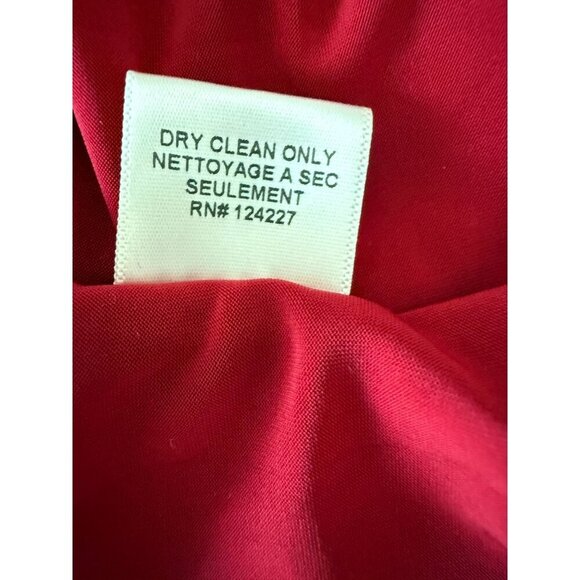 NWT Misa Los Angeles Leza Jersey‎ Red Sleeveless Dress V-Neck Twisted Waist Mini - Picture 6 of 11